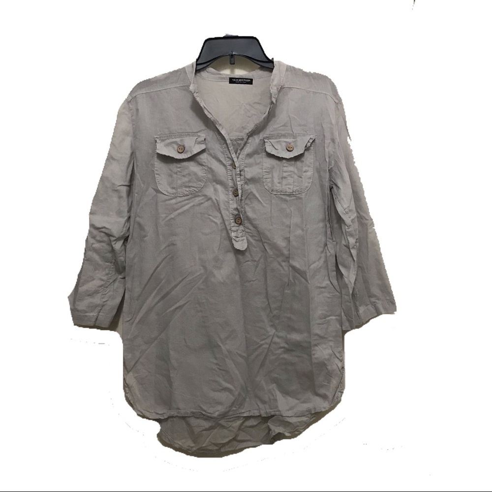 Talia Benson Italian Made Long Sleeve Dress Shirt